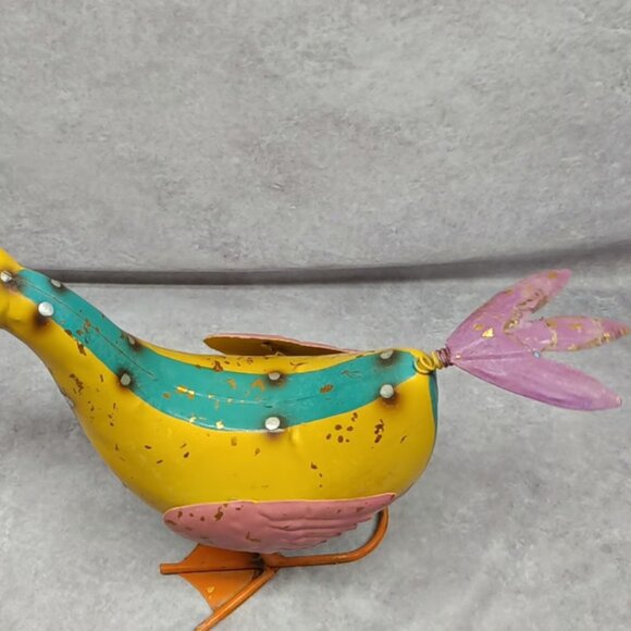 Continental Art Center CAC193054 Colorful Enamel Duck Statue - Picture 5 of 6